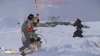Takezo boss fight no hit 😏Ghost of Yōtei