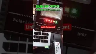 Solar Lights Outdoor complete with accessories #solarlights #solarpanel #solarlightsoutdoor