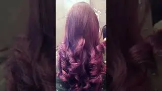 #viral #beautiful #reels #hairtransformation #purple hair colour