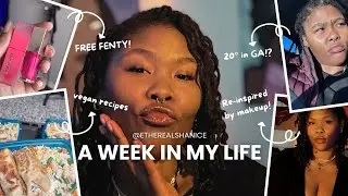WEEKLY VLOG #19 | Free Fenty Product, more vegan recipes, setting goals during a slow week!