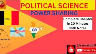 Social Science -Class 10 Power Sharing Simplified | Real-Life Examples with Notes