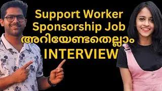 Support Worker Sponsorship Job Interview & Life Experience #fintechuk #ukmalayalamvlog #interview