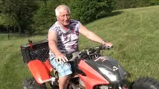Zkouška čtyřkolky Shineray