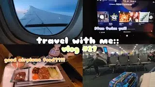 VLOG #27:: airplane experience, jfk airport, airplane food, hotel tour, etc