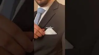 How to fold POCKET SQUARE under 15 seconds!