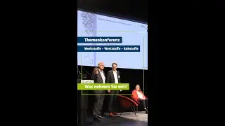 Themenkonferenz Werkstoffe - Wertstoffe - Rohstoffe: Was nehmen Sie mit?