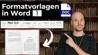 Wie arbeitet man mit Formatvorlagen in Word für Taschenbücher? (Teil 1)