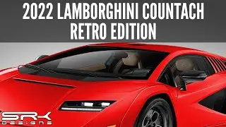 2022 Lamborghini Countach Retro Edition - Photoshop Car Rendering | SRK Designs