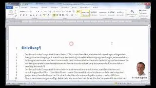 Formatvorlage Absatz