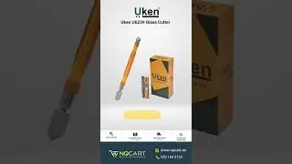 Clarke GCCL Glass Cutter 130mm & Uken U6239 Glass Cutter