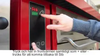 Inställning av veckour på Sveba Dahlen P panel