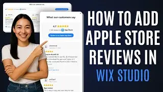 Как добавить отзывы Apple Store в Wix Studio [БЕСПЛАТНО]