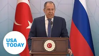 Lavrov snaps at Ukrainian journalist over claim of Russian grain theft | USA TODAY