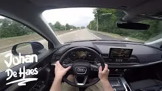 2017 Audi Q5 Sport 2.0 TDI 163 hp S Tronic POV Test drive