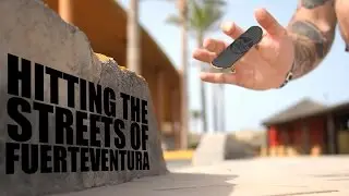 Hitting The Streets Of Fuerteventura - Street Fingerboarding