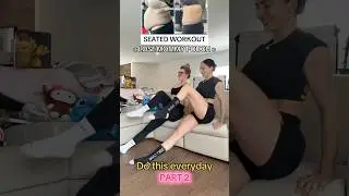 Seated Workout for Mommy Pouch 😍💖 #postpartum #abworkout #coreworkout #diastasisrecti #pregnant