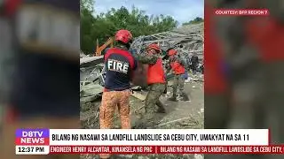 Bilang ng nasawi sa landfill landslide sa cebu city, umakyat na sa 11