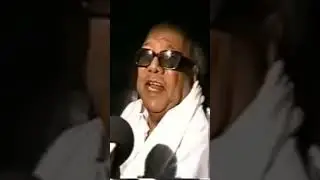 karunanidhi powerful speech arrested midnight