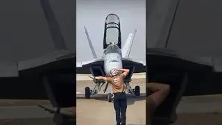 F18 Super Hornet Pre Take Off Flight Control Check Demonstration | Amazing Footage 🇺🇸🦅🔥 #f18