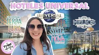 Hoteles m&aacute;s nuevos de Universal Orlando Resort | Terra Luna, Stella Nova & Helios 🏨✨  4K