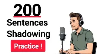 200 English Sentences Daily Life Conversation Shadowing Practice | English Speaking Practice 