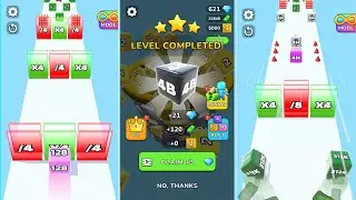 Jelly Run 2048 SHOWDOWN Gameplay | Ultimate Shapes Race Challenge | 32B vs 8T vs 64F vs 16M Battle
