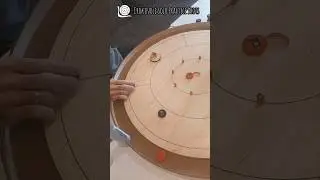 Solo Practice: What to do with a cute Crokinole trophy? #crokinole #trophy #practice #flick #philly