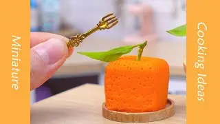 So Tasty Miniature Orange Cake Decorating #YumupMiniature