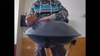 Handpan Panormus D Kurd 10, Kurze eingebung umgesetzt 