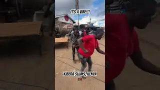 A vibe in the Kibera Slums.   #funny #discoverkenya #travel