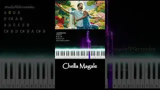 Chella Magale Keyboard Cover | Piano Notes | Jana Nayagan | Vijay | Anirudh | Fernandez 4
