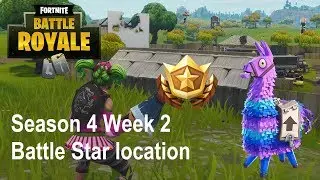 Week 2 Battlestar Location -  Season 4 Fornite