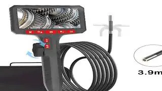 #3.9mm 5 million pixels HD Two-Way Rotary 360� Industrial Piping Endoscope Camera Borescope Inspect