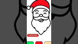 Santa Drawing & Coloring Game 🎄 | Fun Art Game#gaming