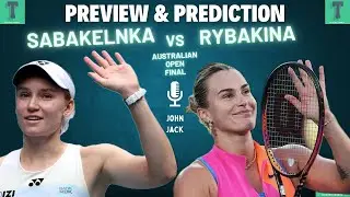 Aryna Sabalenka vs Elena Rybaknina | Australian Open Final 2026 | Preview & Prediction