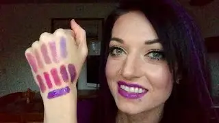 Top 10 Favorite Purple Lipsticks - Lip Swatches