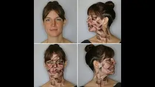 Origami | Crumpled Paper | Halloween Makeup Tutorial