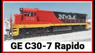 Rapido HO GE C30- 7 en escala HO