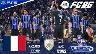 FC 26 - FRANCE ICONS VS PREMIER LEAGUE ICONS FULL MATCH | CLASSIC MATCH | 4K60 HDR