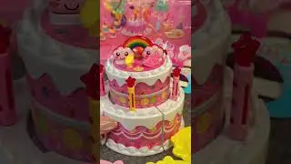 Satisfying with Unboxing & Reviews Miniature Birth cake Toys set |ASMR