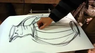 Doug Fitch Drawing Big Jugs