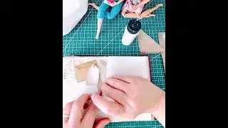 Simple scrapbook journal for beginners. #asmr #junkbook #recyclecraft #asmrsounds #scrapbooking