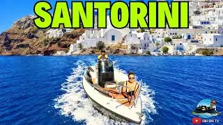 We rented a Private Boat to tour Santorini by sea.