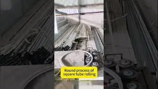 Small pipe bending machine, roll a square tube into a circle