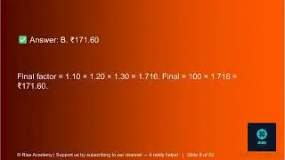 Advanced Percentage Problems | Successive % | Reverse % | High-Level Mix | Chapter 12
