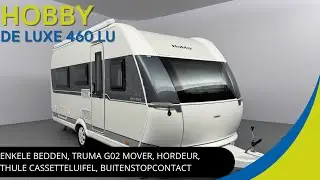 Hobby De Luxe 460 LU 2020 | PRACHTIGE 4 PERSOONS CARAVAN MET MOOIE OPTIES EN GROOT PANORAMARAAM