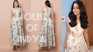 Lehenga Review | Indya Lehenga | Lehenga under 1200 | Floral Lehenga #indyahaul #indya #lehenga