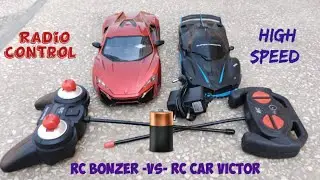 RC Bonzer Car vs RC Car Victor unboxing | mini RC cars for boys #remotecontroltoys #toycars #toys
