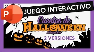 🎃 Cuentos de HALLOWEEN en POWEPOINT 🎃 | 2 VERSIONES de Juego | Juego Interactivo en PowerPoint