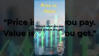 Price vs. Value 📈 #investing